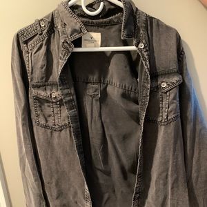 American eagle Blackish/grey bottom down/jacket